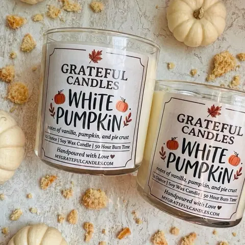 White Pumpkin Candle