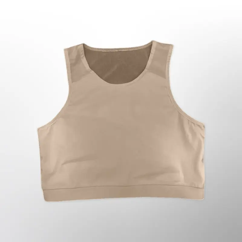 Mesh Back Comfort Band Binder Beige