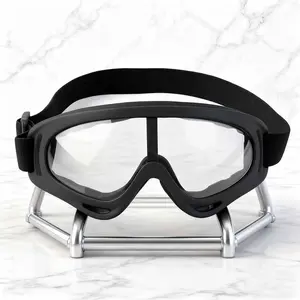Fashion new glasses—multifunctional unisex design that makes the face look smaller; one-piece full-frame glasses with large lenses and a soft edge that conforms to the face.