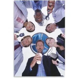 House M.D Movie Poster- Poster Decorative Painting Canvas Wall Art Living Room Posters Bedroom Painting