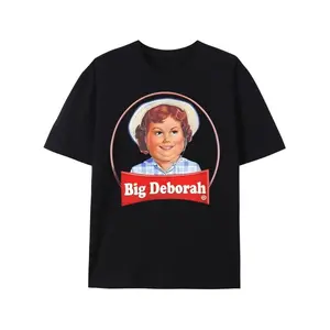 [100% Cotton] Big Deborah Shirt | Funny Humor Pun Parody Snacks Cake Trendy Cotton Tops Short Sleeve
