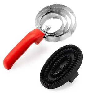 Reversible Stainless Steel Curry Comb with Large Rubber Brush for Grooming Horses Dogs Goats Cattle Donkey Supplies