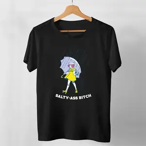Salty Ass Bitch Morton Salt Vintage Roller Derby Girl Classic T Shirt Graphic Trending Unisex Youth Anti Trump Shirt Funny Aldult T Anti Trump Shirt Sellers Trend
