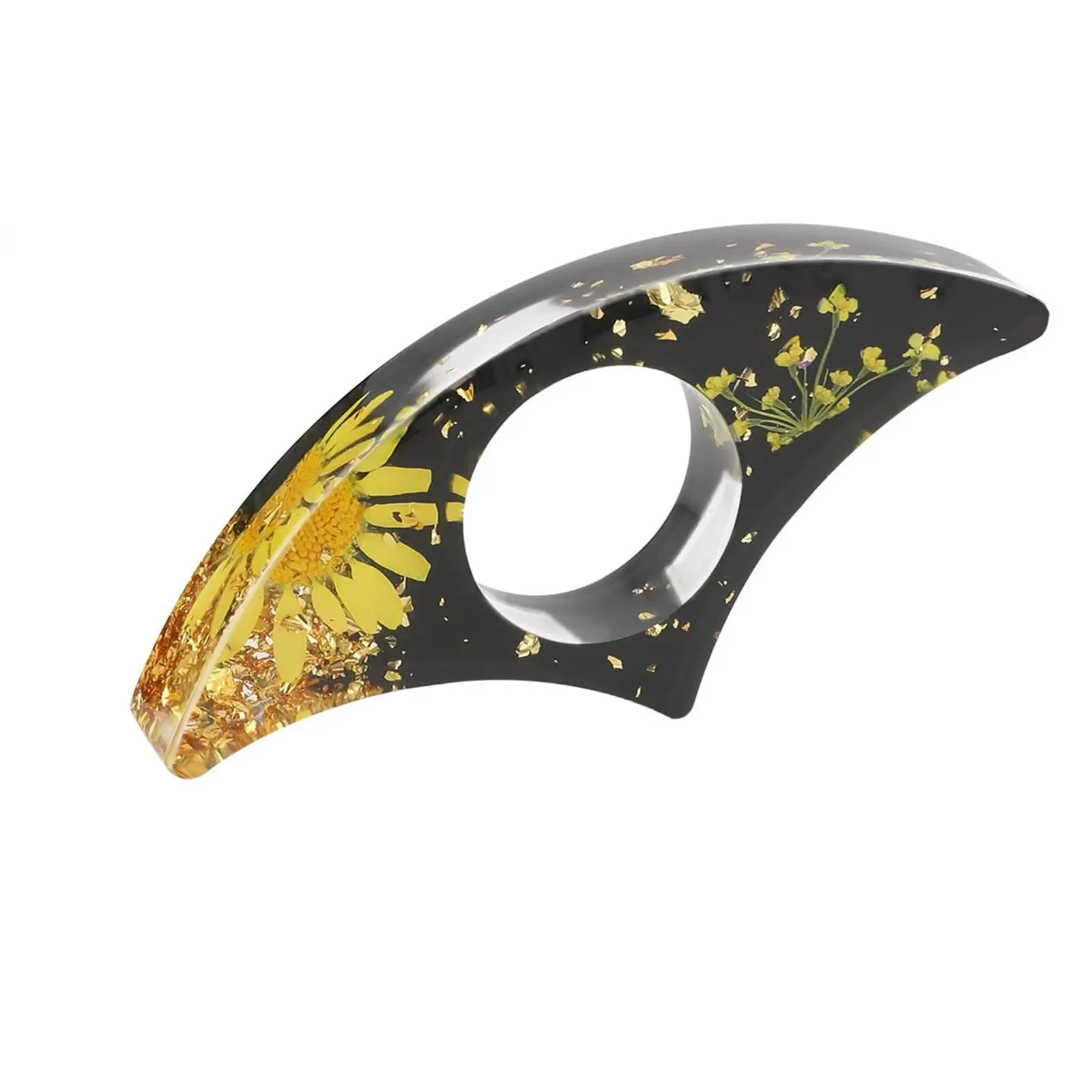 Floral Pattern Book Ring, Handmade Thumb Book Page Holder, Resin Reading Accessories Ring Book Opener, Book Lovers Gift