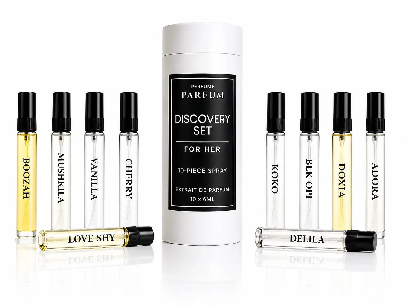 Inspired by Fragrance 10pc Discovery Set: Spray Perfumes Scent Set Parfum Set Inspired by Fragrance 10pc Discovery Set: Spray Perfumes Scent Set Parfum Set