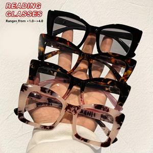 reading glasses, fashion simple anti- light vintage style glasses for women & men, comfortable portable reading glasses, daily casual office trendy vintage eyeglasses, stylish trendy eyewear, high quality eyeglasses