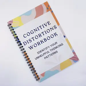 Cognitive Distortion Workbook, Self-Help Guide for Mental Health, Therapy Tools for Emotional Well-Being, Personal Growth & Development, Personal Organizer Book