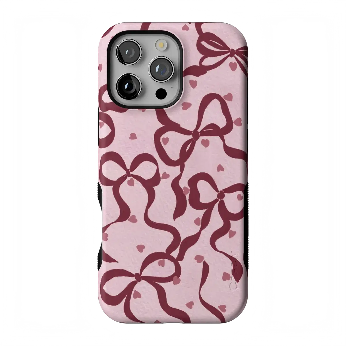 Casely iPhone 16 Pro Max Case | Coquette Crush | Bows | Bold Protective Design | Compatible with MagSafe