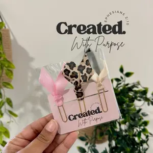 Ribbon paper clips. (Bookmarks)