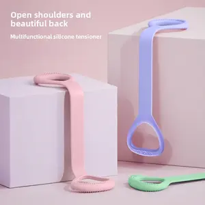 Resistance Bands Figure 8 Exercise Bands for Women Silicone Material Expander Band for Arms Chest Home Gym Yoga Equipment Quick Workout for