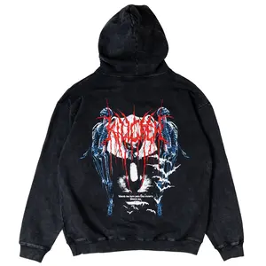 Kill Crew Oversized Lux Watch Me Hoodie Cotton Menswear Soft Sweatshirts Tops Pullover Long Sleeve