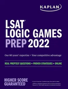USED-LSAT Logic Games Prep 2022: Real Preptest Questions + Proven Strategies + Online by Kaplan Test Prep (Paperback)