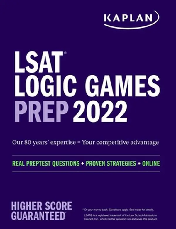 USED-LSAT Logic Games Prep 2022: Real Preptest Questions + Proven Strategies + Online by Kaplan Test Prep (Paperback)