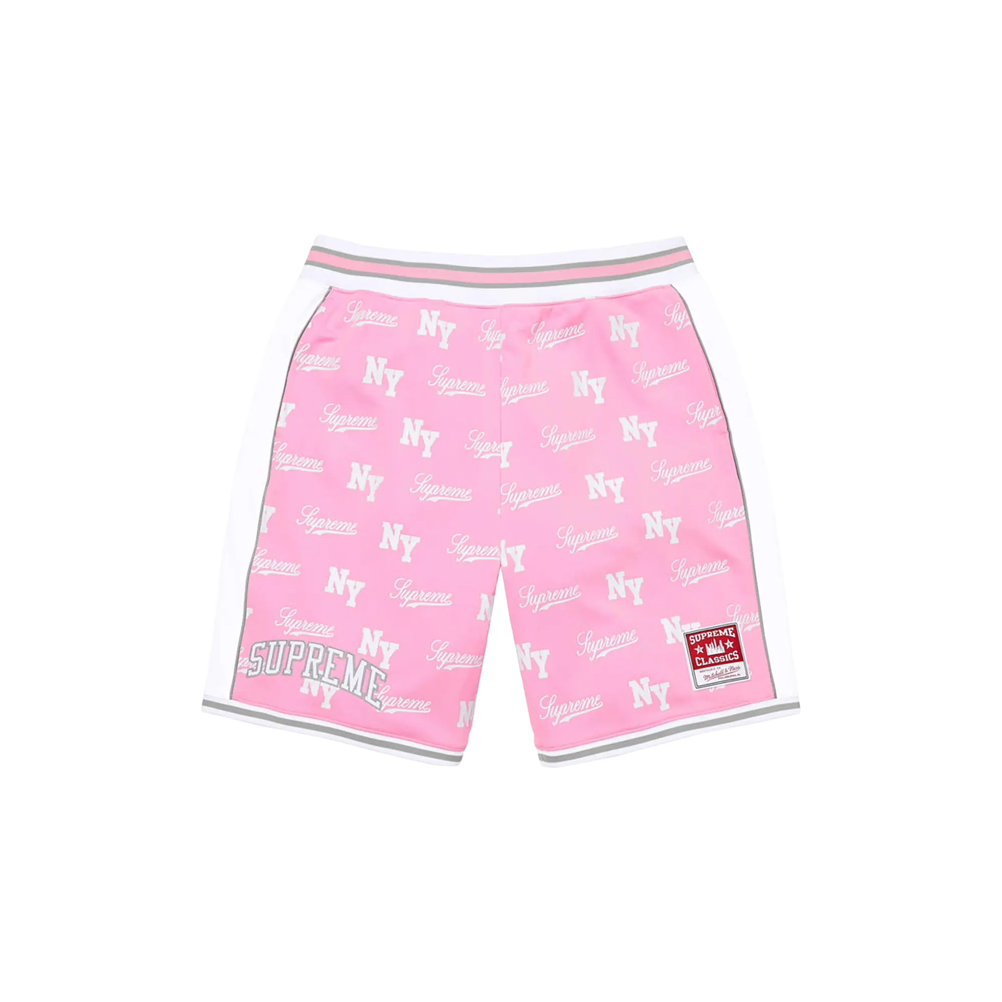 Mitchell & Ness® Monogram Basketball Short "SS26 - Pink" SU27616