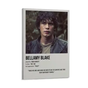 The 100 Tv Series Poster 13 Poster Canvas Wall Art For Bedroom Decor Bar Office Room Decor Gift