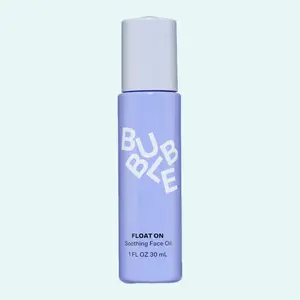 Bubble Skincare Float On Soothing Face Oil - Lightweight, Hydrating Facial Oil to Help Soothe & Calm Skin - Enriched with Safflower Oil and Prickly Pear - Skin Care Suitable for All Skin Types
