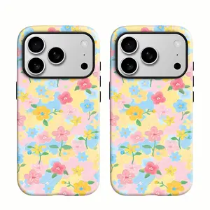 Floral Design Phone Case — Compatible with Samsung S26/S25/S24/S23/S22/S21 and iPhone 17/16/15/14/13/12/11 Phone Cases. Durable, stylish, and perfect for any occasion. A great gift choice!