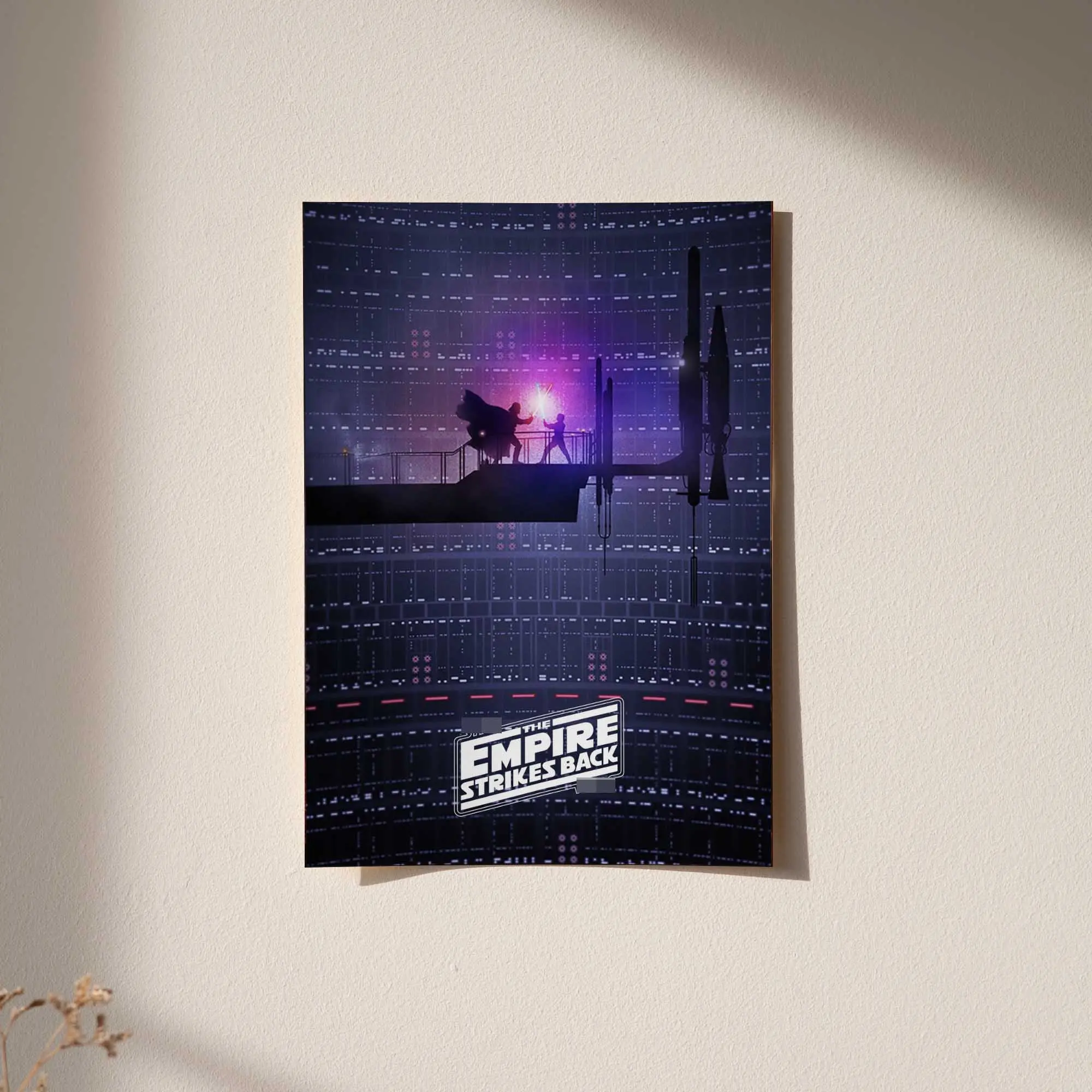 Emperor Strikes back Decorative Canvas Painting 2:3  Decor Decorative Artwork Painting Artistic Modern Canvas Wall Art Decorative Painting HD Printed Canvas Print for Living Room Bedroom Office Home Decor Gift
