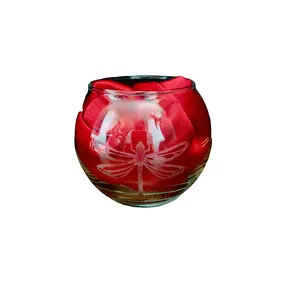Dragonfly Candleholder - Decorative Tealight Holder with Dragonfly Design for Home Decor Ornaments