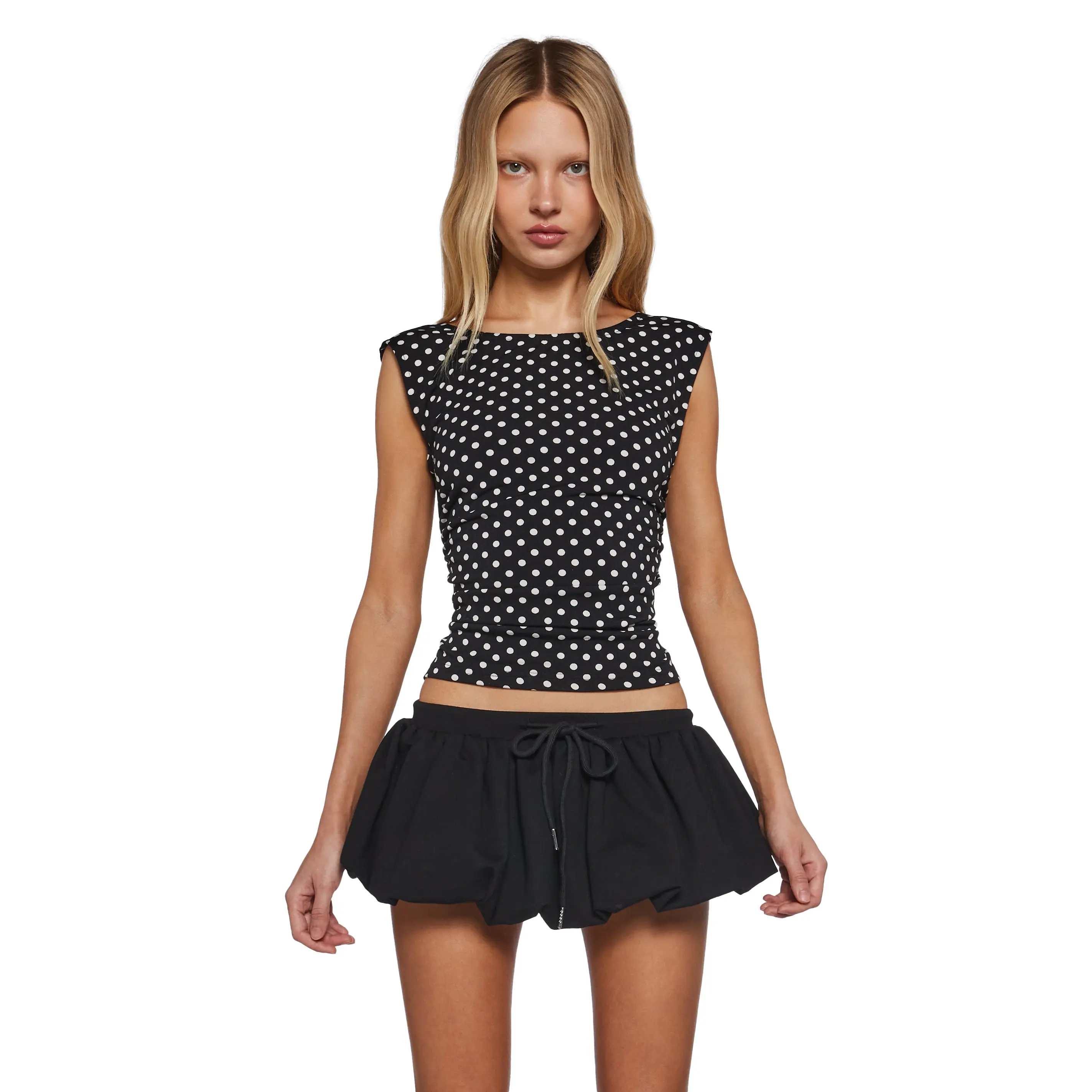 Elegant Turn Short Sleeve Top