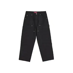 Supreme Jacquard Logos Double Knee Denim Painter Jean Black (men) by StockX