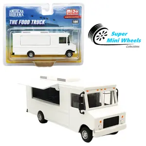 American Diorama 1:64 Food Truck Plain White Truck - Diecast Car
