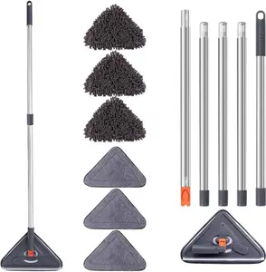 85-Inch Wall Cleaner Mop with Long Handle, 360° Rotating Microfiber Duster for Walls, Baseboards, Ceilings & Corners