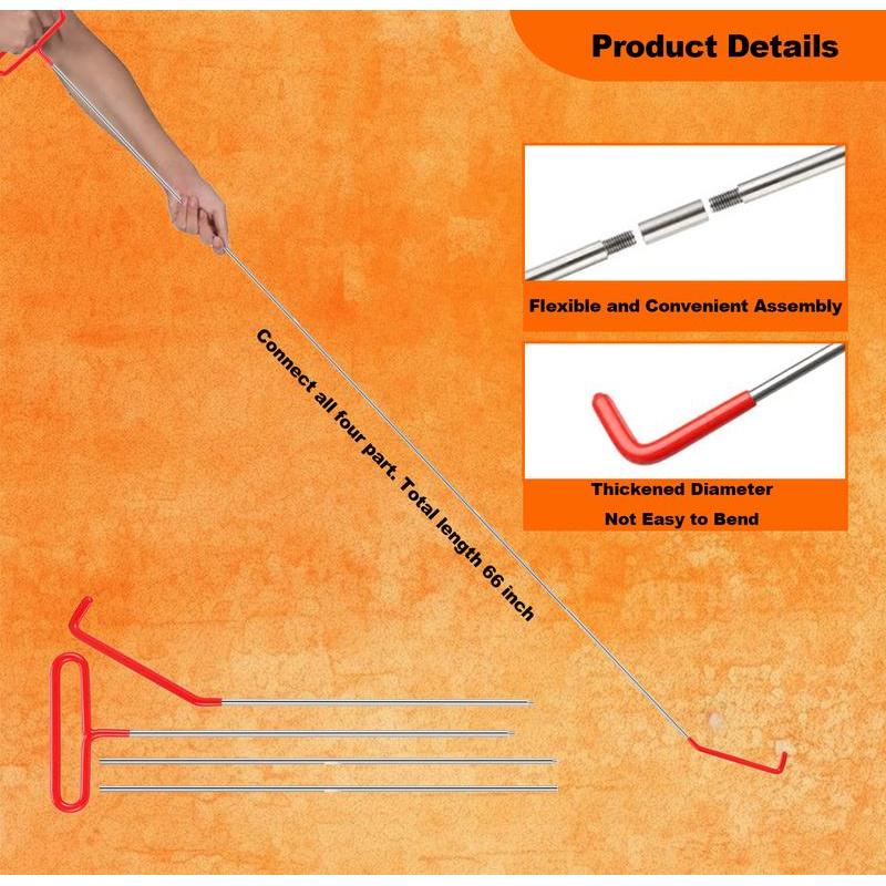 Universal Car Emergency Repair Kit Car Unlock tool set, Car Repair Tool Kit Portable Automotive Tool Set 14 PCS with Carrying Bag for Cars & Trucks Universal Car