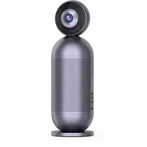 EMEET Meeting Capsule Pro 360° Conference System with Dual 4K Fisheye Cameras and AI Tracking