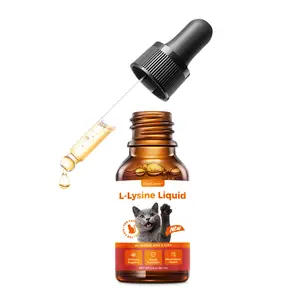 OURCARES L-Lysine Supplement for Cats - Supports immune and respiratory health in cats - Maintains eye function, relieves sneezing and runny nose - Enhances natural defense 2 oz (approximately 59 ml)