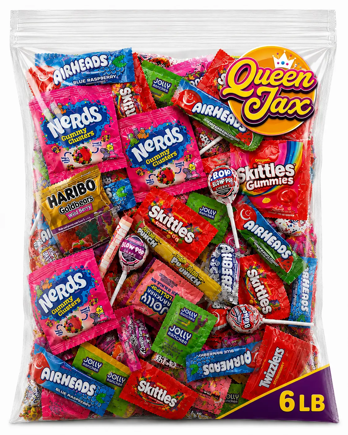 Pinata Candy Mix- Assorted Candy Variety Pack - 6 lb - Bulk Candy Individually Wrapped - Piñata Candy - Sour Candy, Bubble Gum, Fruity Candy, Chewy Candy - Large Bulk Candy For Party Bags (Candy Selection May Vary From Picture)