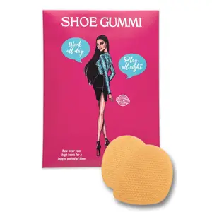 SHOE GUMMI ROUND TAN