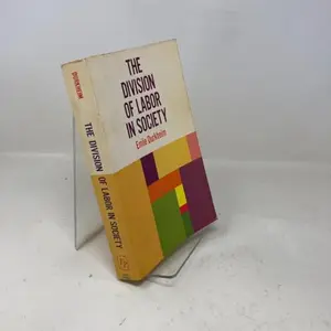 USED-The Division of Labor in Society by Émile Durkheim (Paperback)
