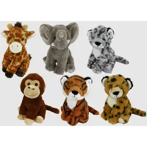 Multipet Asssorted Eco Safari Animals 8"