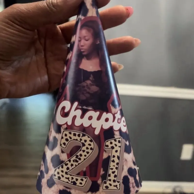 Custom styrofoam party cups and hats