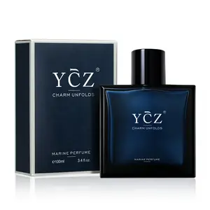 YCZ Midnight Marine Eau De Parfum 100ml Unisex Ocean Fresh Scent with Bergamot Coconut Amber for Him & Her Premium Aromatic Woody Fragrance