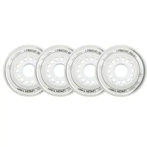Labeda Roller Hockey Wheels - Union 76mm 76A White (4-Pack)