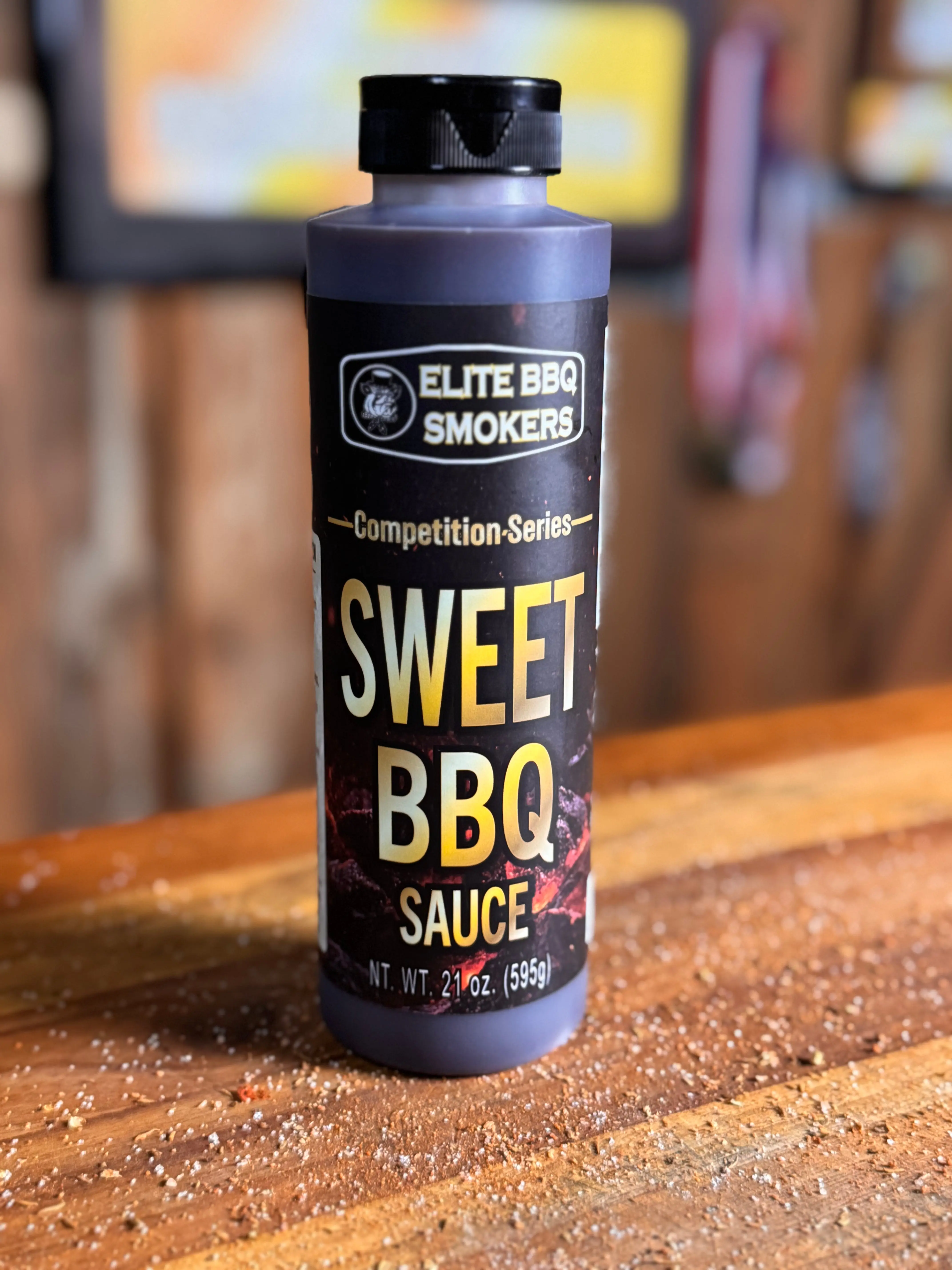 Elite BBQ Smokers Sweet BBQ Sauce a Competition BBQ Sauce for Ribs, Chicken, Pork & Burgers  21 oz