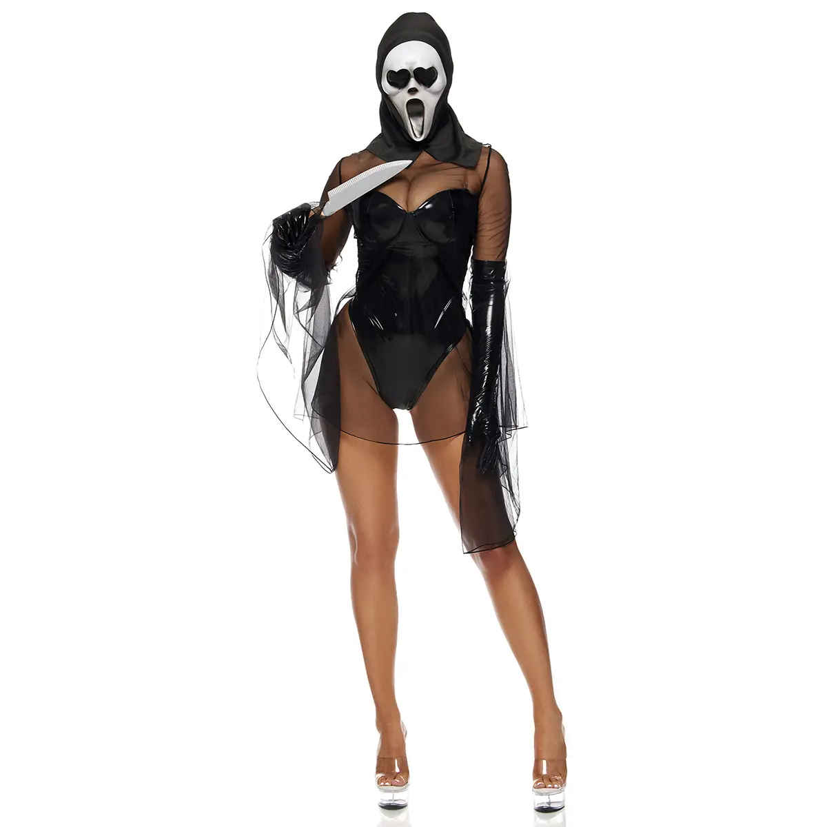 Forplay Women's Halloween Scream for Me 6-Piece Women's Movie Character Costume