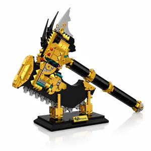 Fantasy Building Block Set, DIY Assembly Model Kit, Detailed Brick Puzzle Toy, Collectible Display Ornament, Creative Gift for Building Fans