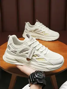 Mens Chunky Athletic Casual Walking Shoes | Breathable Mesh Upper & Platform Sole | Retro Style & Versatile