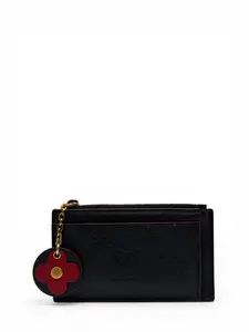 Pre-owned Louis Vuitton PEBBLED LEATHER Small Leather Goods KEY POUCH (CLES) MONOGRAM EMPREINTE LEATHER