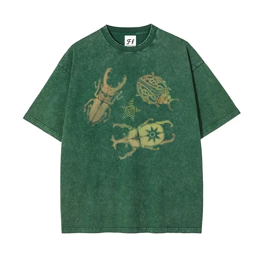 Washed-T-shirt-Green