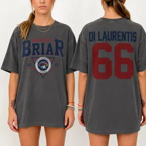 Women's Comfort Colors T-Shirt - Briar University Hockey Graphic Design, Soft, Breathable Fabric, Perfect Fit