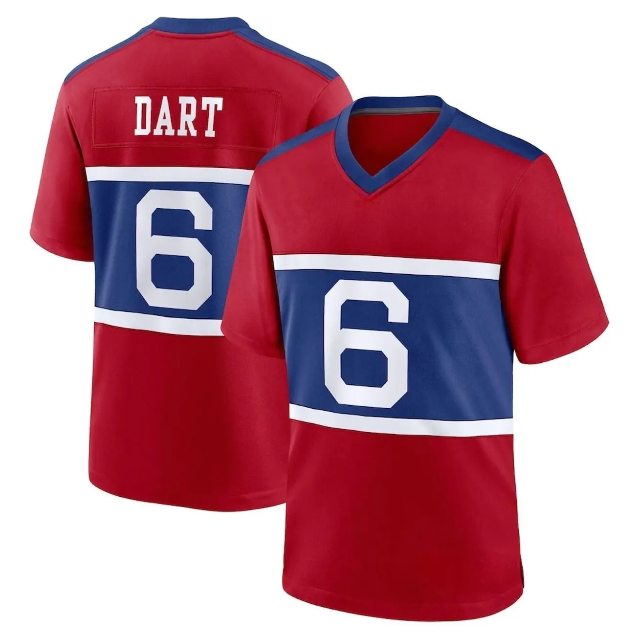 Unisex Football inspired by Dart 6 New York Alternate Century Red Game Jersey - Red