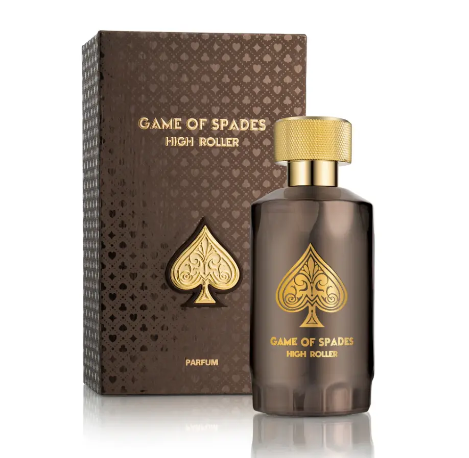 GAME OF SPADES High Roller Fragrance for Unisex Wear, Crisp and Energetic Oriental Spicy Scent with Ginger, Black Currant, and Pink Pepper Notes, Single Item
