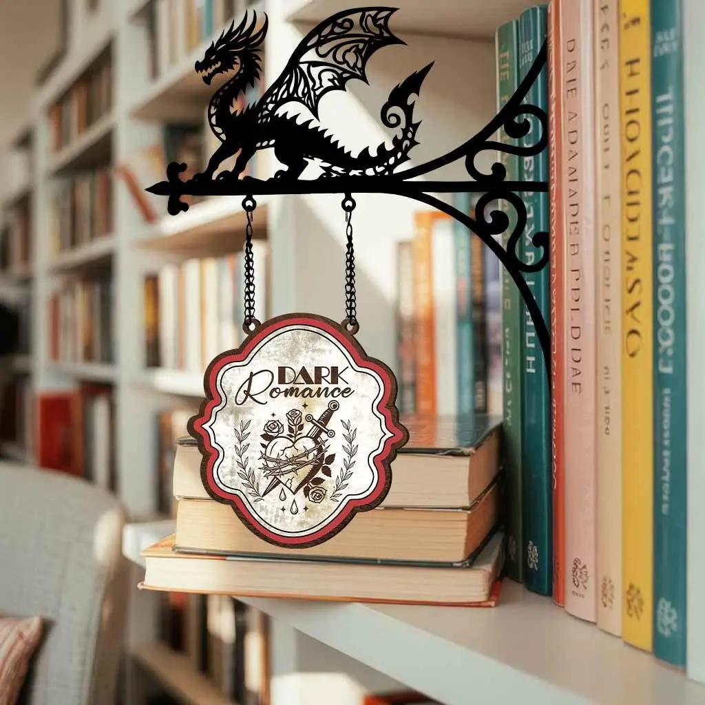 Personalized Library Signs for Book Lovers, Custom Book Genre Shelf ...