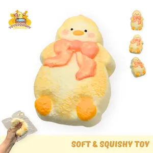YOYOSQUISHY Hugging Duck Taba Squishy Toy Soft Food-Grade Silicone Stress Reliever Handmade Slow Rebound Soft Muddy Texture