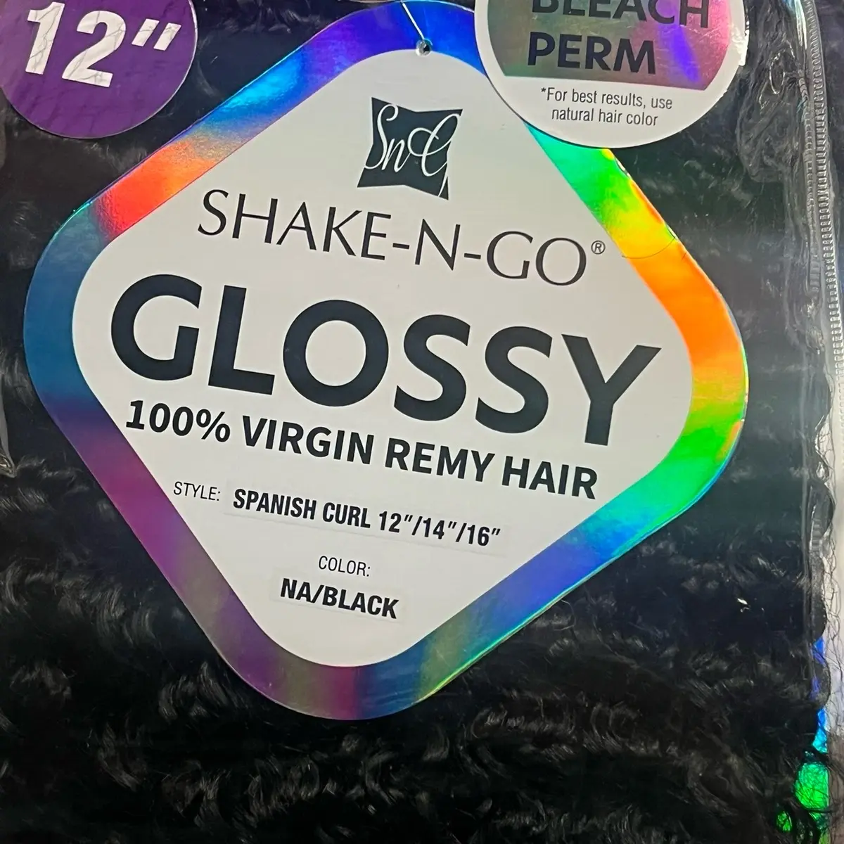 Glossy Spanish curl 141618 inch