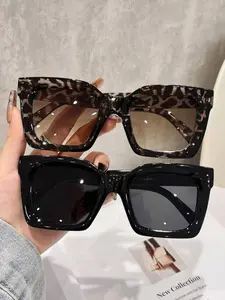 Unisex Y2K Trendy Large Frame Glasses, Casual Fashion Accessories for Streetwear, Daily Use, Parties, Gifts, Beach Vacation